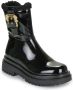 Versace Jeans Couture Stijlvolle Enkellaarzen met Gesp en Rits Black Dames - Thumbnail 2