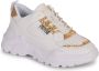 Versace Jeans Couture Witte leren damesschoenen met roségouden logo White Dames - Thumbnail 2