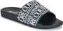 Versace Jeans Couture Versace Couture Heren Slippers Zwart 78YA3SQ1 - Thumbnail 2