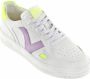 Victoria Neon Leren Sneakers White Dames - Thumbnail 3