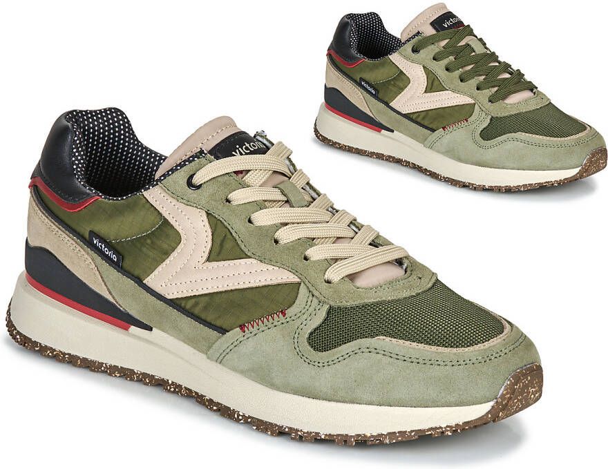 Victoria Lichtgewicht Casual Sneakers 1985 Green Heren