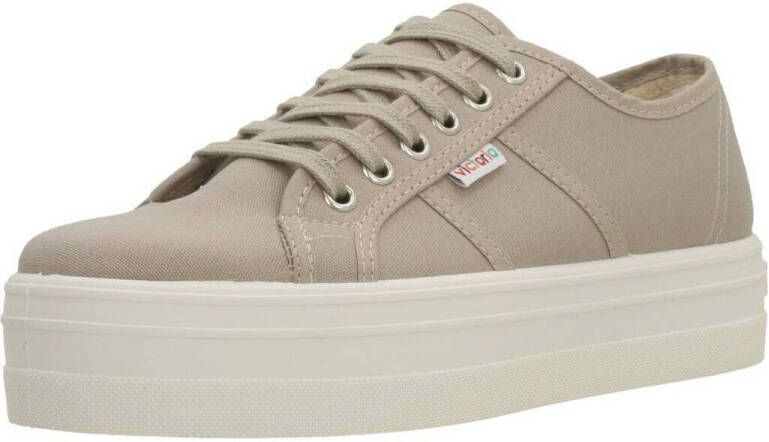 Victoria sneakers laag barcelona lona Poederroze