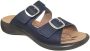 Westland Slipper 16772 452 505 Ibiza 72 Blauw Verwisselbaar Voetbed 7½ - Thumbnail 2