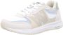 Woden Beige Suède Lage Sneakers met Reflecterend Detail Multicolor Dames - Thumbnail 4