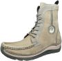 Wolky Hoge veterschoenen Ocean grijsgroen nubuck - Thumbnail 2