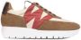 Wonders Odisei Dames Sneaker met Fris Logo Detail Brown Dames - Thumbnail 3