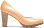 Wonders Elegante Bruine Leren Pump Brown Dames - Thumbnail 3