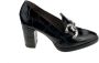 Wonders Klassieke Leren Pump met MemoryGel Binnenzool Black Dames - Thumbnail 3