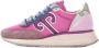 Wushu Ruyi Geborduurd Logo Suède Sneakers Multicolor Dames - Thumbnail 2