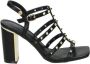 XTI Sandals Black Dames - Thumbnail 2