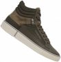 G-Star G Star Raw Ravond Mid Bsc Dnm M Hoge sneakers Leren Sneaker Heren Groen - Thumbnail 4