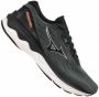 Mizuno Wave Skyrise 3 Heren Sportschoenen Hardlopen Weg zwart zilver - Thumbnail 3