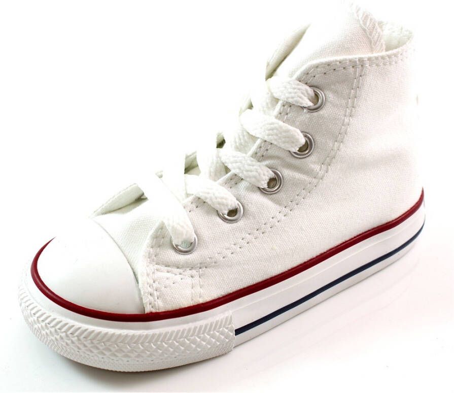 positie Merchandising Onderzoek het Converse All Stars High kinder sneakers Wit ALL23 - Schoenen.nl