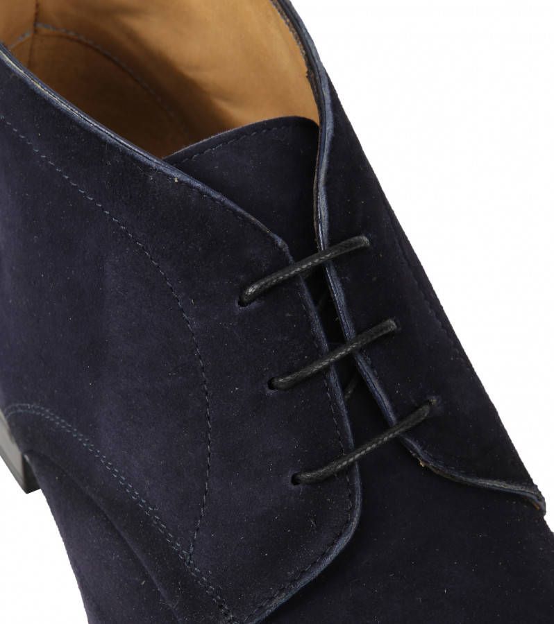 Giorgio Amalfi Schoen Suede Navy Blauw