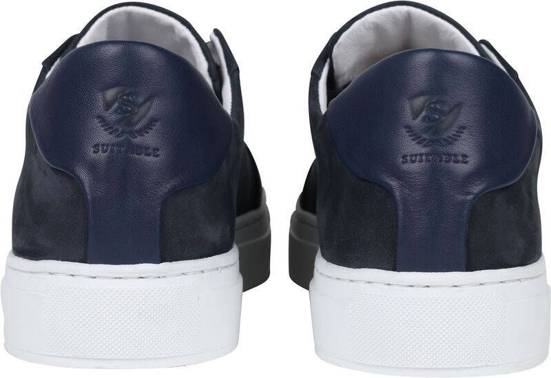 Suitable Nubuck Skave Sneaker Donkerblauw