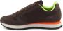 Sun68 Bruine Sneakers Leer Textiel Polyurethaan Regular Fit Multicolor Heren - Thumbnail 8