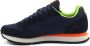 Sun68 Sneaker Tom Fluo Navy Heren Sneakers - Thumbnail 9