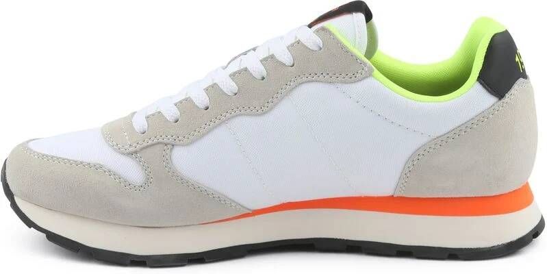 Sun68 Sneaker Tom Fluo Wit Beige