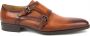 Giorgio Scandicci Schoen Monk Strap Bruin Schoen cm Leer Heren Gespschoenen Double monk strap - Thumbnail 4