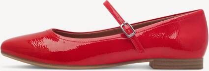 TAMARIS Ballerina rood 37