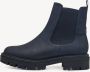 Tamaris Chelsea-boots blokhak enkellaars laarzen met textielband aan de hiel - Thumbnail 3