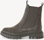 Tamaris dames chelsea boot leren laarzen enkellaars vrouwen leer M2549141 grijs - Thumbnail 4