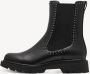 Tamaris Chelsea-boots blokhak enkellaars bikerboots bezet met glanzende studs - Thumbnail 4