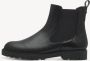 Tamaris Zwarte Chelsea Boot met Dierenprint Detail Black Dames - Thumbnail 6