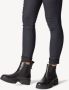 Tamaris dames chelsea boot leren laarzen enkellaars vrouwen leer M2590243 zwart - Thumbnail 5