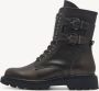 Tamaris Bikerboots blokhak veterschoenen veterschoen met binnenrits - Thumbnail 2