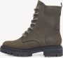 Tamaris dames veterboots olijfgroen - Thumbnail 3