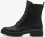 Tamaris Veterboots zwart Textiel - Thumbnail 9