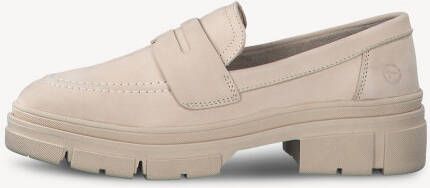 TAMARIS Leren Mocassin beige 40