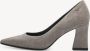 Tamaris Grijze Suède Pumps Gray Dames - Thumbnail 5