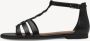 Tamaris Zwarte Casual Open Sandalen Vrouwen Black Dames - Thumbnail 3