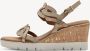 Tamaris Sandalen goud Synthetisch Dames - Thumbnail 3