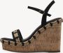 Tamaris Zwarte Casual Open Sandalen Vrouwen Black Dames - Thumbnail 5