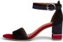 Tamaris Dalina Sandalette Dames Rood Zwart - Thumbnail 4