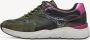 Tamaris Leopard Sneakers groen Textiel Dames - Thumbnail 4