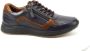 Australian Sneaker Hatchback Leather 15.1607.02-S12 Blue Tan - Thumbnail 6