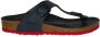 Birkenstock 122156 Gizeh blue red Normaal Teenslipper (34 Kleur Blauw ) - Thumbnail 5