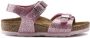 Birkenstock Rio Meisjes Sandalen Sparkle Pink Narrow - Thumbnail 3