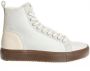 Blackstone Premium Leren Sneaker met Schapenvacht Voering White Dames - Thumbnail 4