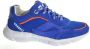 Braqeez 421340-423 Jongens Lage Sneakers Blauw Suède Veters - Thumbnail 2