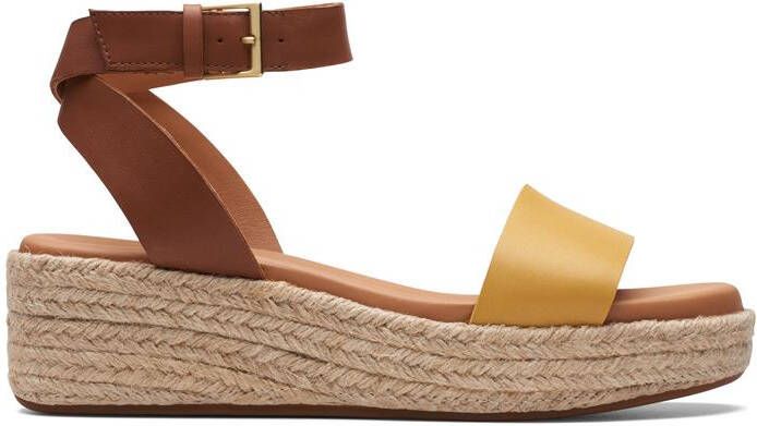 Clarks Flat Sandals Brown Dames