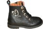 Develab 42658 Veterboots Laarzen Met Veters Meisjes Kids Zwart - Thumbnail 4