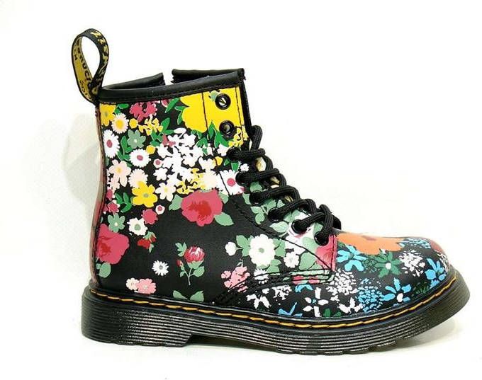 Dr Martens Pascal Floral Mash Up Boots Dr. Martens Zwart Dames - Foto 10