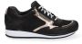 Durea Sneaker 6261 688 9440 Zwart Goud Wijdte K 3½ 36½ - Thumbnail 2