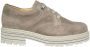 Durea 6276 095 0435 Taupe nubuck trendy veterschoenen wijdte H - Thumbnail 2