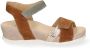 Durea 7403 024G Bruin Groen G-Wijdte Sandalen - Thumbnail 2